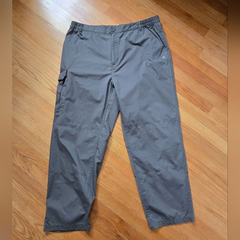 Craghoppers Hiking Pants Mens 38 XL Green Gorpcore Technical Outdoor